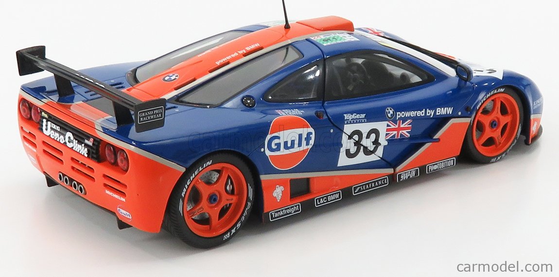 J. J. LEHTO, JAMES WEAVER, RAY BELLM 1996 GULF RACING MCLAREN F1 GTR 1:18